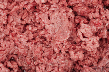 Raw minced meat background texture