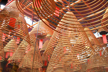 Man Mo Temple in Hong Kong, at 2010