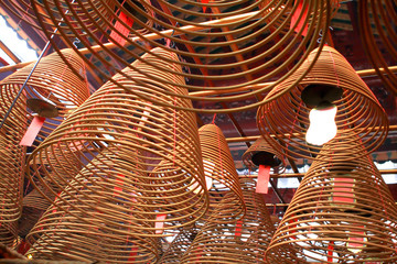 Man Mo Temple in Hong Kong, at 2010