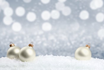 Christmas decorations isolated  on white background