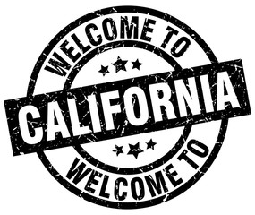 welcome to California black stamp