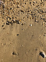 Sandy beach on a small island in Greece