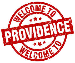 welcome to Providence red stamp