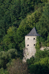 Fototapeta na wymiar Old stone castle tower