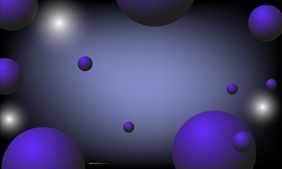 Dark Purple vector layout with shape, circle. Abstract gradient illustration with circle. The template can be used as a background. - Vector - Vector