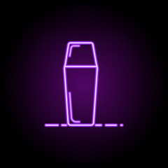 shampoo icon. Elements of Beauty, make up, cosmetics in neon style icons. Simple icon for websites, web design, mobile app, info graphics