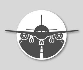 Airplane icon design