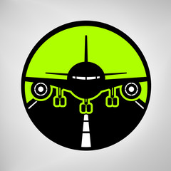 Airplane icon design