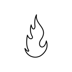 fire, flame icon. Element of Fire for mobile concept and web apps icon. Thin line icon for website design and development, app development