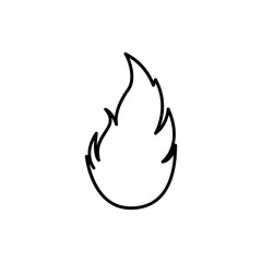 fire, flame icon. Element of Fire for mobile concept and web apps icon. Thin line icon for website design and development, app development