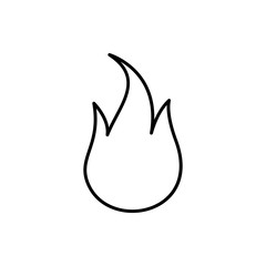 fire, flame icon. Element of Fire for mobile concept and web apps icon. Thin line icon for website design and development, app development