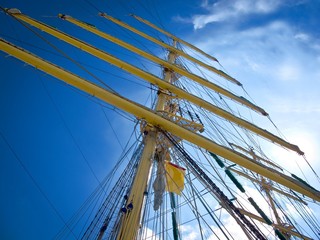 Obraz premium Tall Ship Rigging