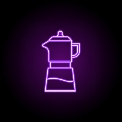 blender icon. Elements of Food and drink in neon style icons. Simple icon for websites, web design, mobile app, info graphics