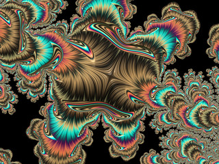 Fractal a never-ending pattern. Abstract Computer generated Fractal design. Fractals are infinitely complex patterns that are self-similar across different scales. Great for cell phone wall paper. 