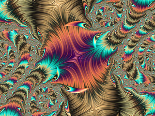 Fractal a never-ending pattern. Abstract Computer generated Fractal design. Fractals are infinitely complex patterns that are self-similar across different scales. Great for cell phone wall paper. 