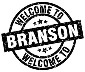 welcome to Branson black stamp