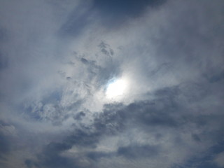 blue sky with clouds