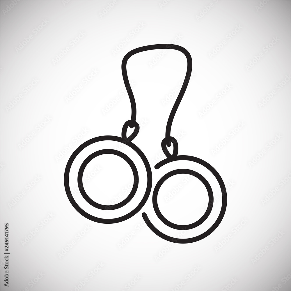 Poster kitchenware line icon on white background for graphic and web design, modern simple vector sign. int