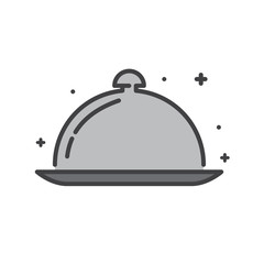 Cookware line icon on white background for graphic and web design, Modern simple vector sign. Internet concept. Trendy symbol for website design web button or mobile app