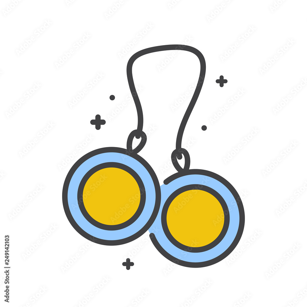Poster kitchenware line icon on white background for graphic and web design, modern simple vector sign. int