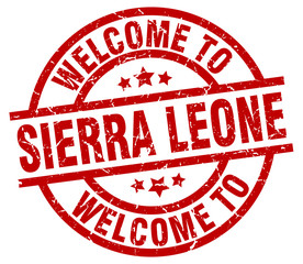 welcome to Sierra Leone red stamp