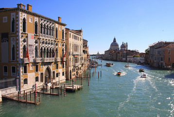 le Grand Canal à Venise en Italie
