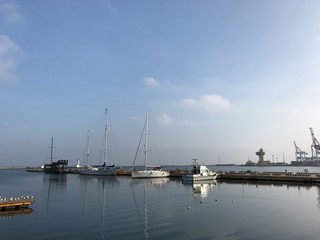 Fototapeta premium Port in Odessa, Ukraine