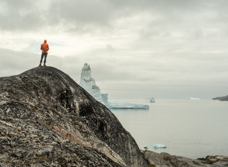 human with an iceberg © Anneli