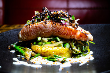 Lachs Filet, Gourmet Restaurant