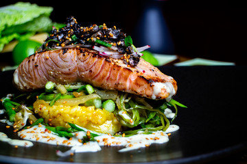 Lachs Filet, Gourmet Restaurant