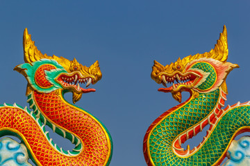 Dragon is in the shrine's beliefs religious.