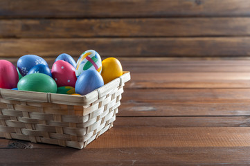 Holiday easter background with copy space