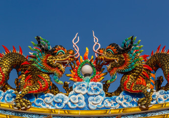 Dragon is in the shrine's beliefs religious.