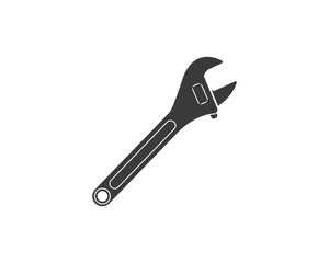 wrench icon vector of automotive service illustration