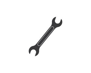 wrench icon vector of automotive service illustration