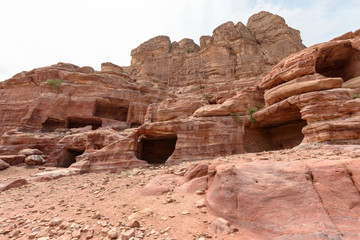 Tombs in Petra, Jordan