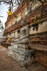 Wat Yai Chai Mongkhon Temple in Ayutthaya, Thailand