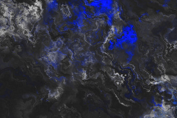 Abstract Digital watercolor. Modern and contemporary artwork. abstract blue background