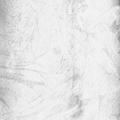 Silver with gray ink and watercolor textures on white paper background. Paint leaks and ombre effects. Hand painted abstract image.