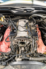 Engine Motor Mercedes Benz Car Old Repair ML
