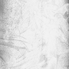 Silver with gray ink and watercolor textures on white paper background. Paint leaks and ombre effects. Hand painted abstract image.