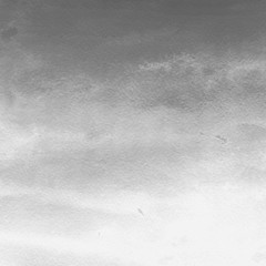 Silver with gray ink and watercolor textures on white paper background. Paint leaks and ombre effects. Hand painted abstract image.