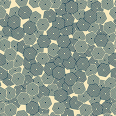 pattern is seamless, geometric, hexagon