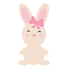 Easter bunny illustration image