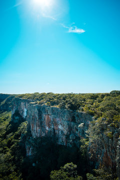 Uno de los miradores de Robor&eacute;, Santa Cruz de la Sierra, ofrece esta hermosa vista, se alza una serrania casi vertical a unos 150 mts de altura