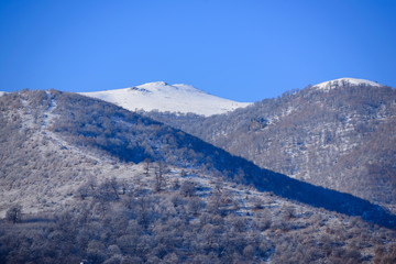 Mountain forest landscape, Pambak range, Armenia