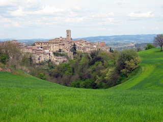 Fototapeta na wymiar Borgo medievale
