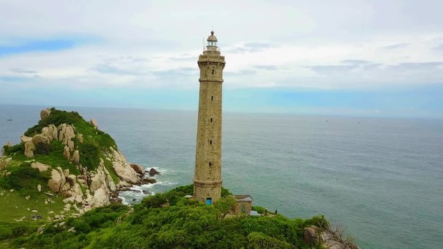 Freedome - A Lighthouse on a small little Island, surroundet by Sea - SouthEast Asia