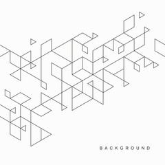 Abstract geometric technological background. 