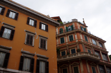 Fototapeta na wymiar façades, Rome
